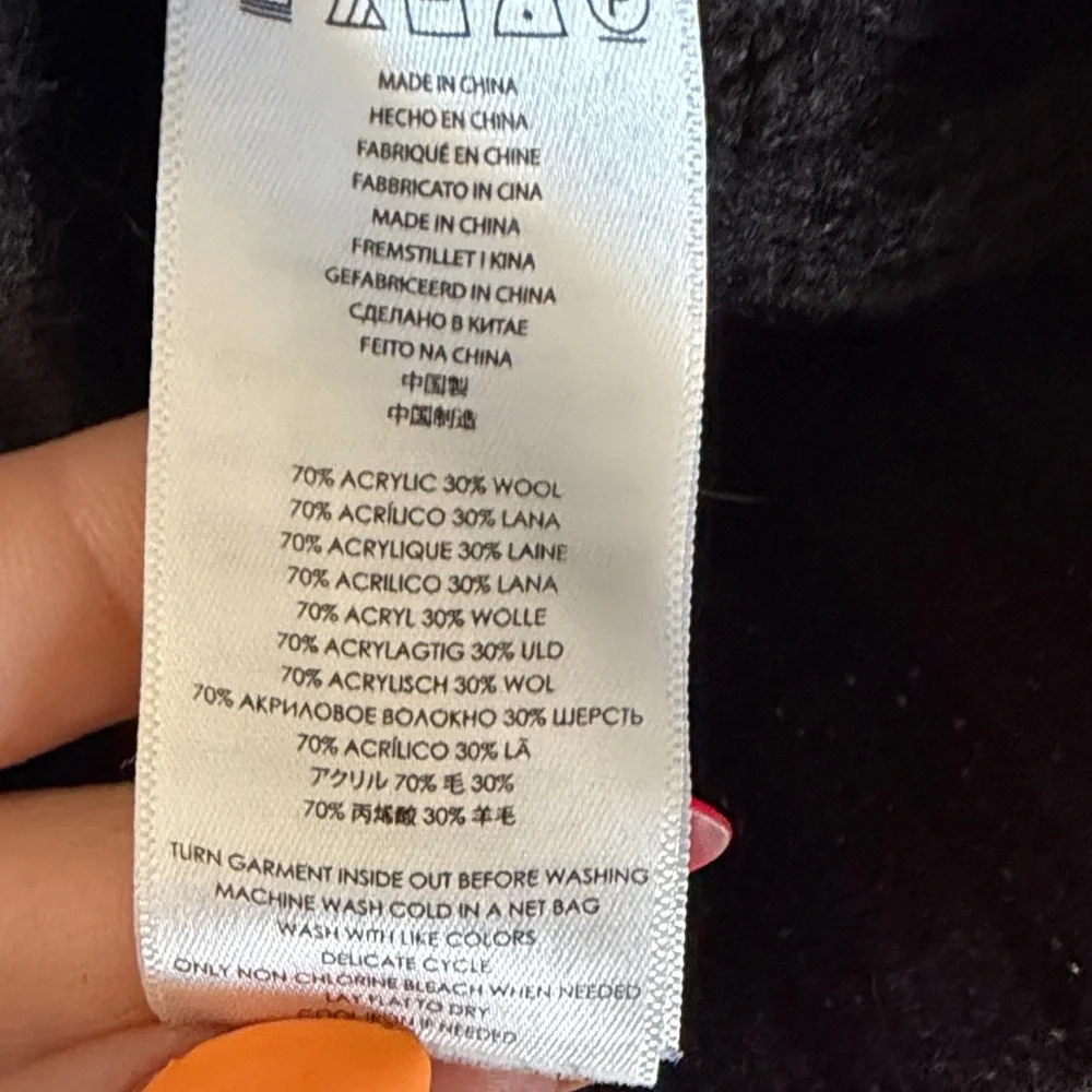 Michael Kors Black Cardigan with Gold Accents Medium
